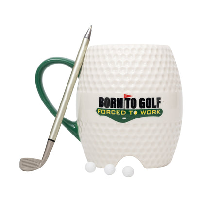 Golf Mug - Born to Golf Gift Set