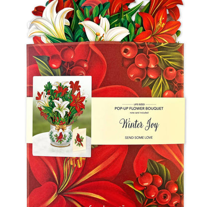 Winter Joy - Pop-up Bouquet Card