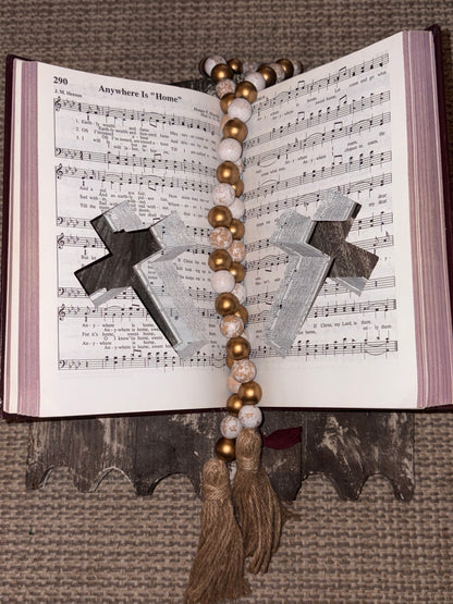 Handmade Wooden Book Holder - available in 2 colors