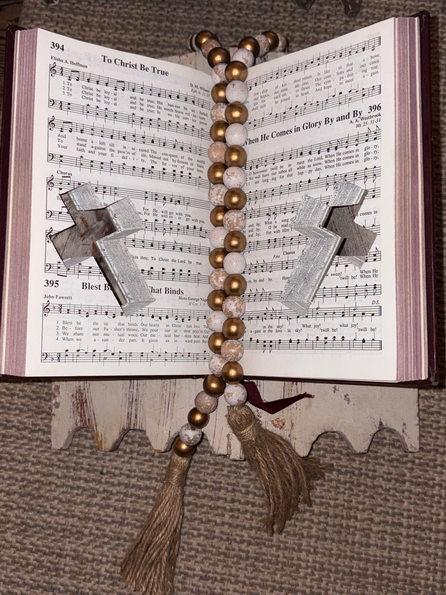 Handmade Wooden Book Holder - available in 2 colors