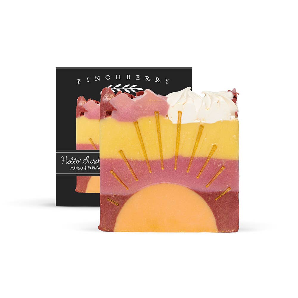 Finchberry - Hello Sunshine Handcrafted Boxed Bar Soap Gift For Women