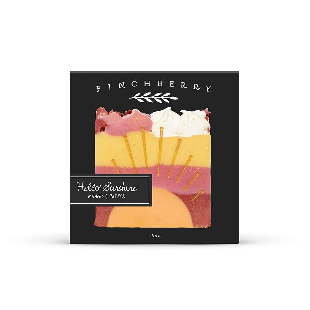 Finchberry - Hello Sunshine Handcrafted Boxed Bar Soap Gift For Women