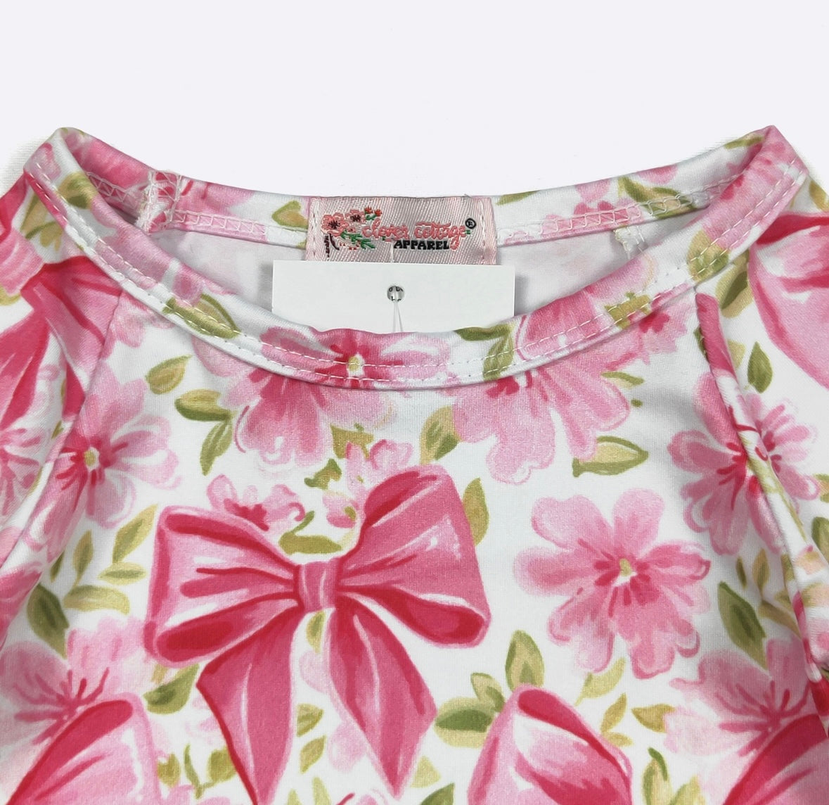 Clothing for Baby Girl - Fuchsia Ribbon Baby Gown fits Newborn to 3 Months