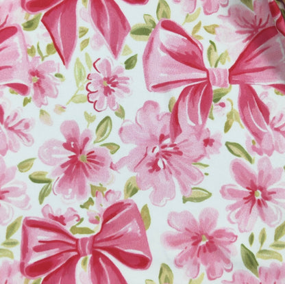 Clothing for Baby Girl - Fuchsia Ribbon Baby Gown fits Newborn to 3 Months