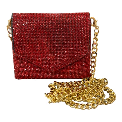 Bling Bling!! Rhinestone Micro Cross Body Bag - available in 6 options