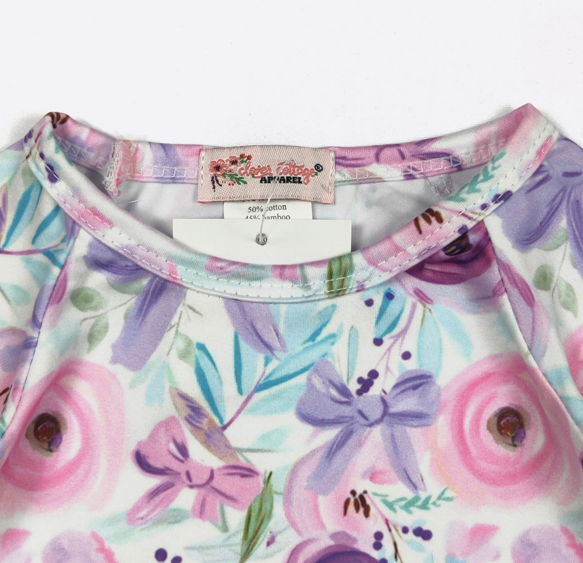 Clothing for Baby Girl - Rosette Coquette Baby Gown fits Newborn to 3 Months