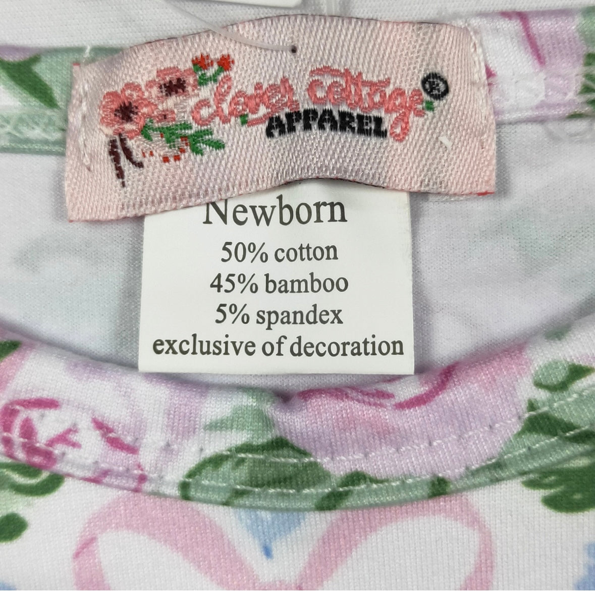 Clothing for Baby Girl - Victorian Garden Baby Gown fits Newborn to 3 Months
