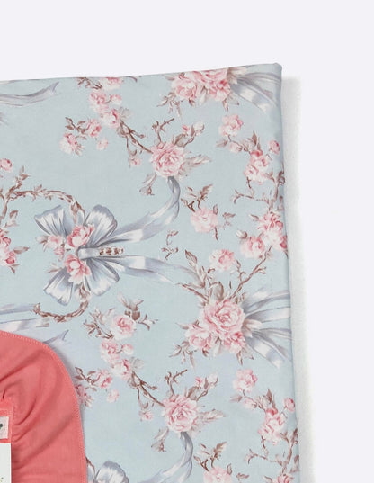 Baby Blanket - Blue Rose