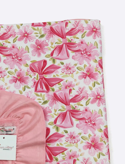 Baby Blanket - Fuchsia Ribbon