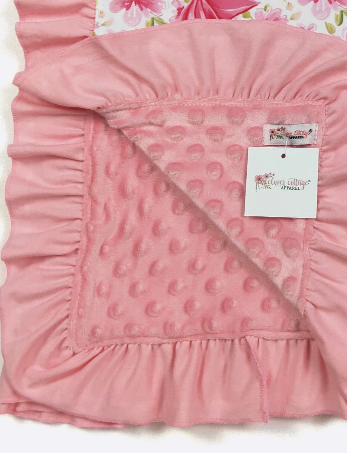 Baby Blanket - Fuchsia Ribbon