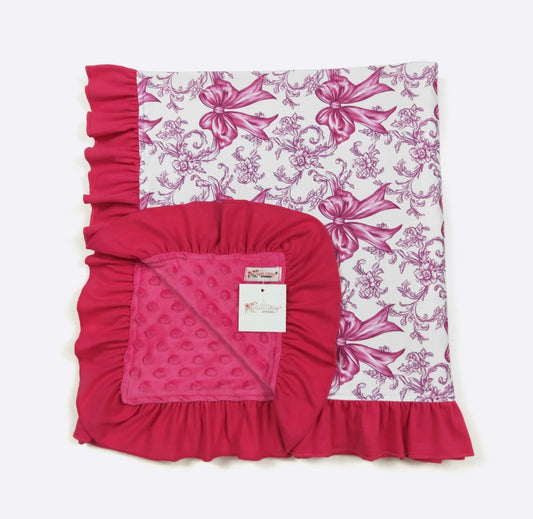 Baby Blanket - Magenta Coquette