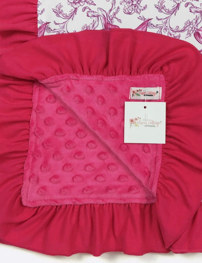 Baby Blanket - Magenta Coquette