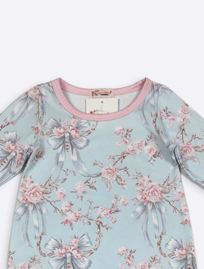 Clothing for Baby Girl - Blue Rose Baby Romper