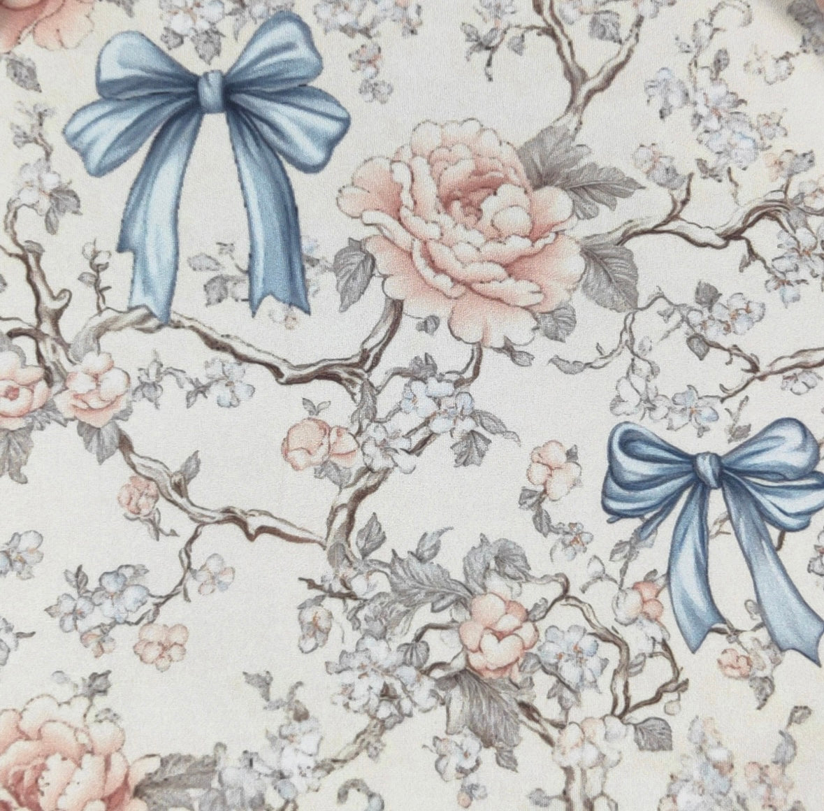 Clothing for Baby Girl - Blue Vintage Coquette Baby Romper