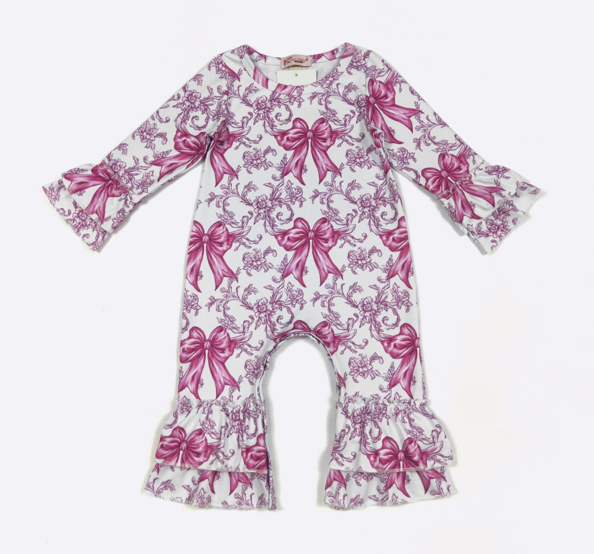 Clothing for Baby Girl - Magenta Coquette Baby Romper