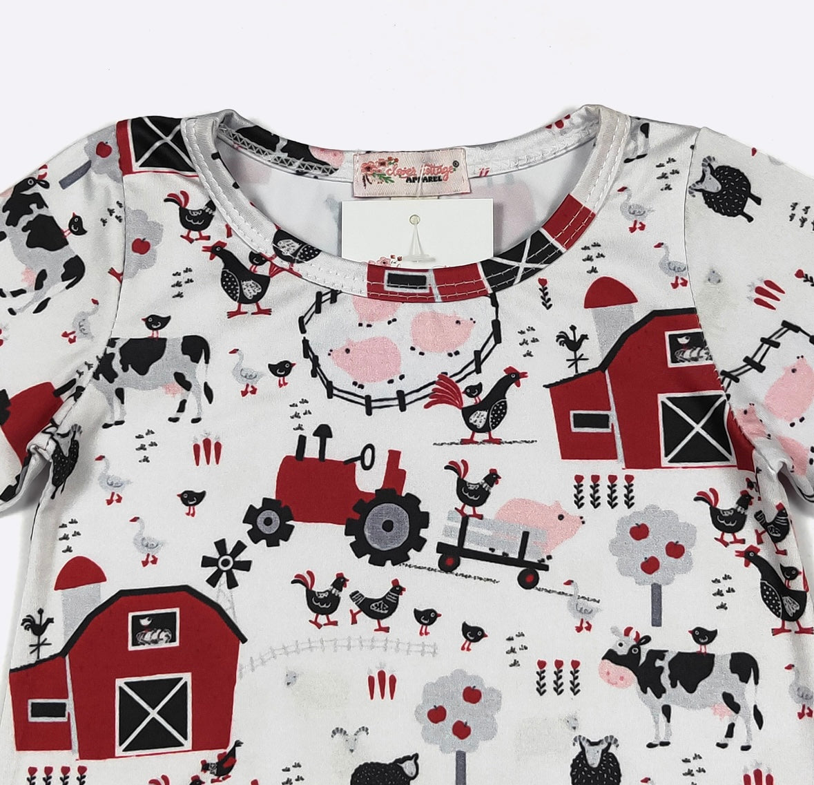 Clothing for Baby Girl - Red Barn Baby Romper