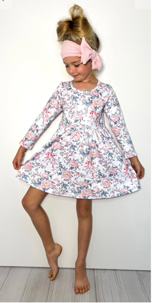 Clothing for Toddler Girl - Ribbon Whisper Girls Dress