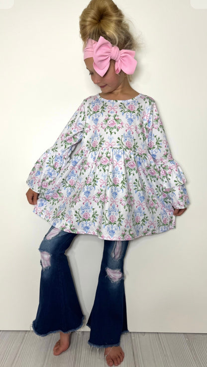 Clothing for Toddler Girl - Victorian Garden Girls Set