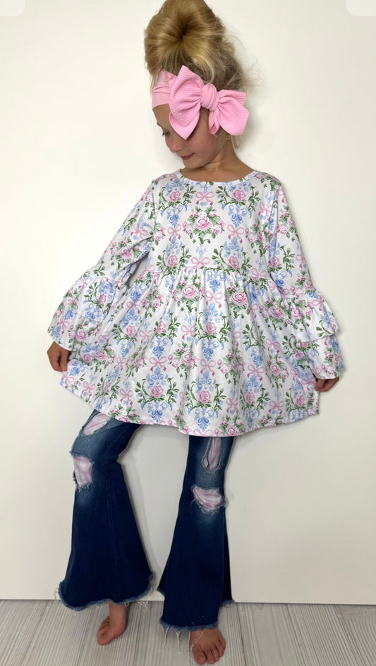 Clothing for Toddler Girl - Victorian Garden Girls Set