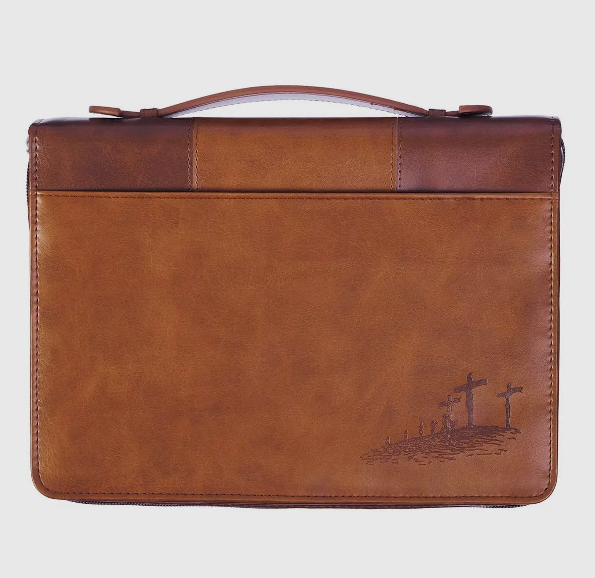 Bible Cover Classic Brown God So Loved the World John 3:16