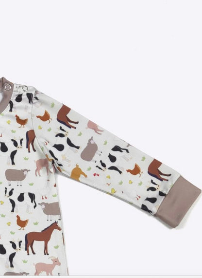 Clothing for Baby Boy - Farmyard Boy Romper