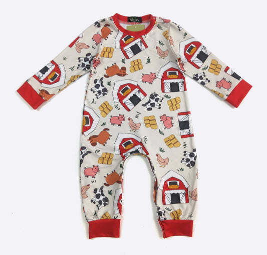 Clothing for Baby Boy - Hay Farm Boy Romper