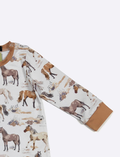 Clothing for Baby Boy - Mustang Boy Romper