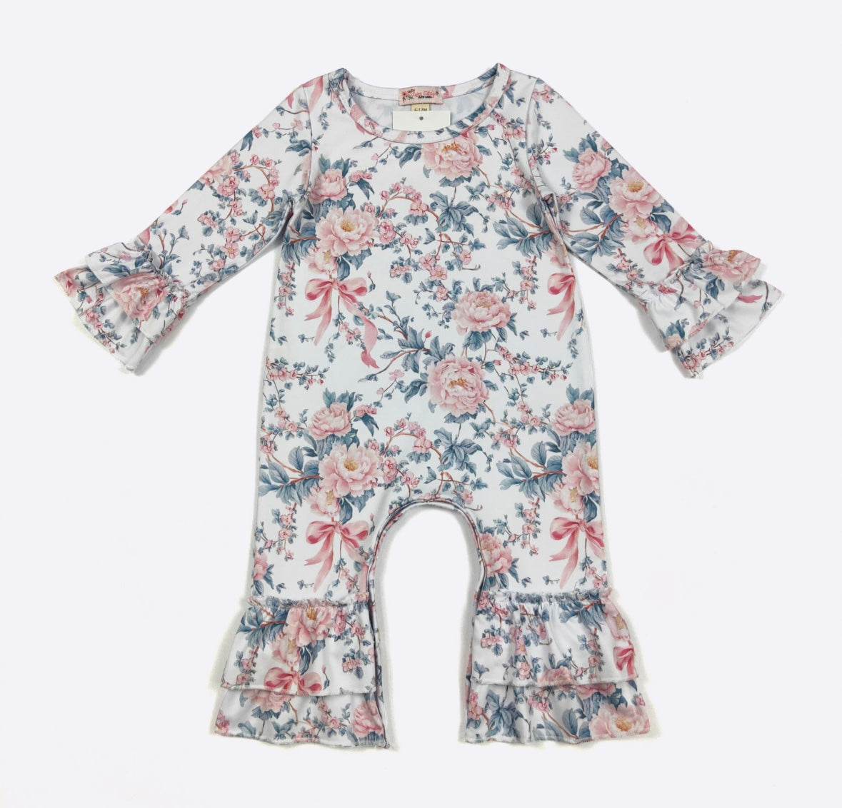 Clothing for Baby Girl - Ribbon Whispers Baby Romper