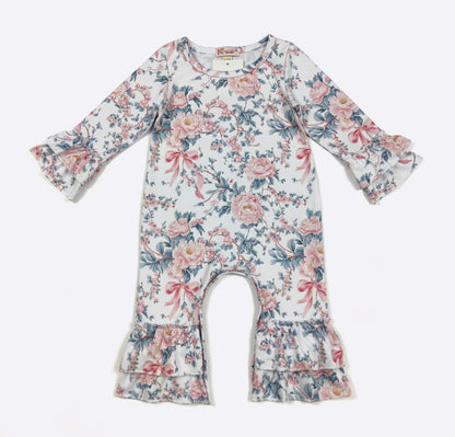 Clothing for Baby Girl - Ribbon Whispers Baby Romper