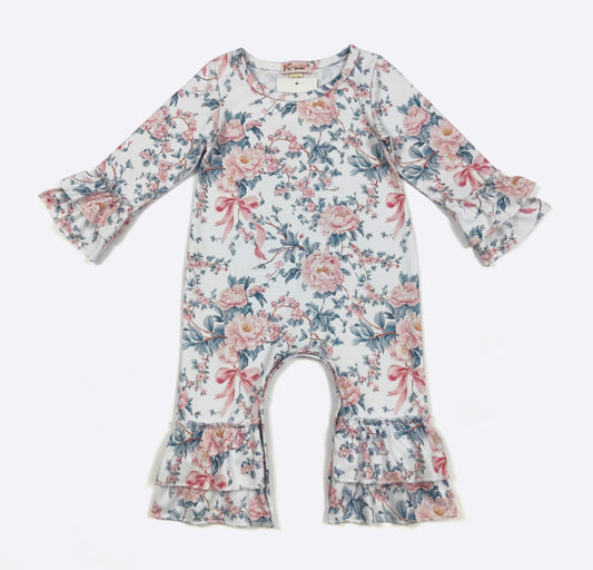 Clothing for Baby Girl - Ribbon Whispers Baby Romper