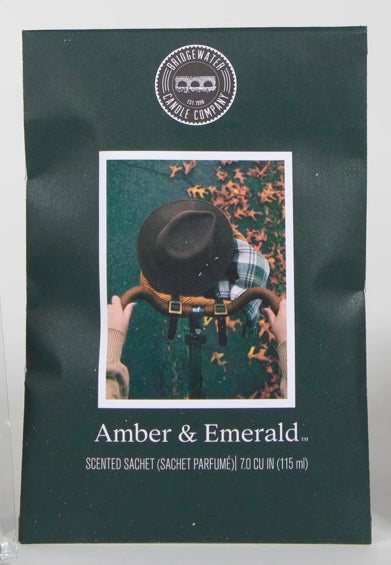 Amber &  Emerald Scented Sachet