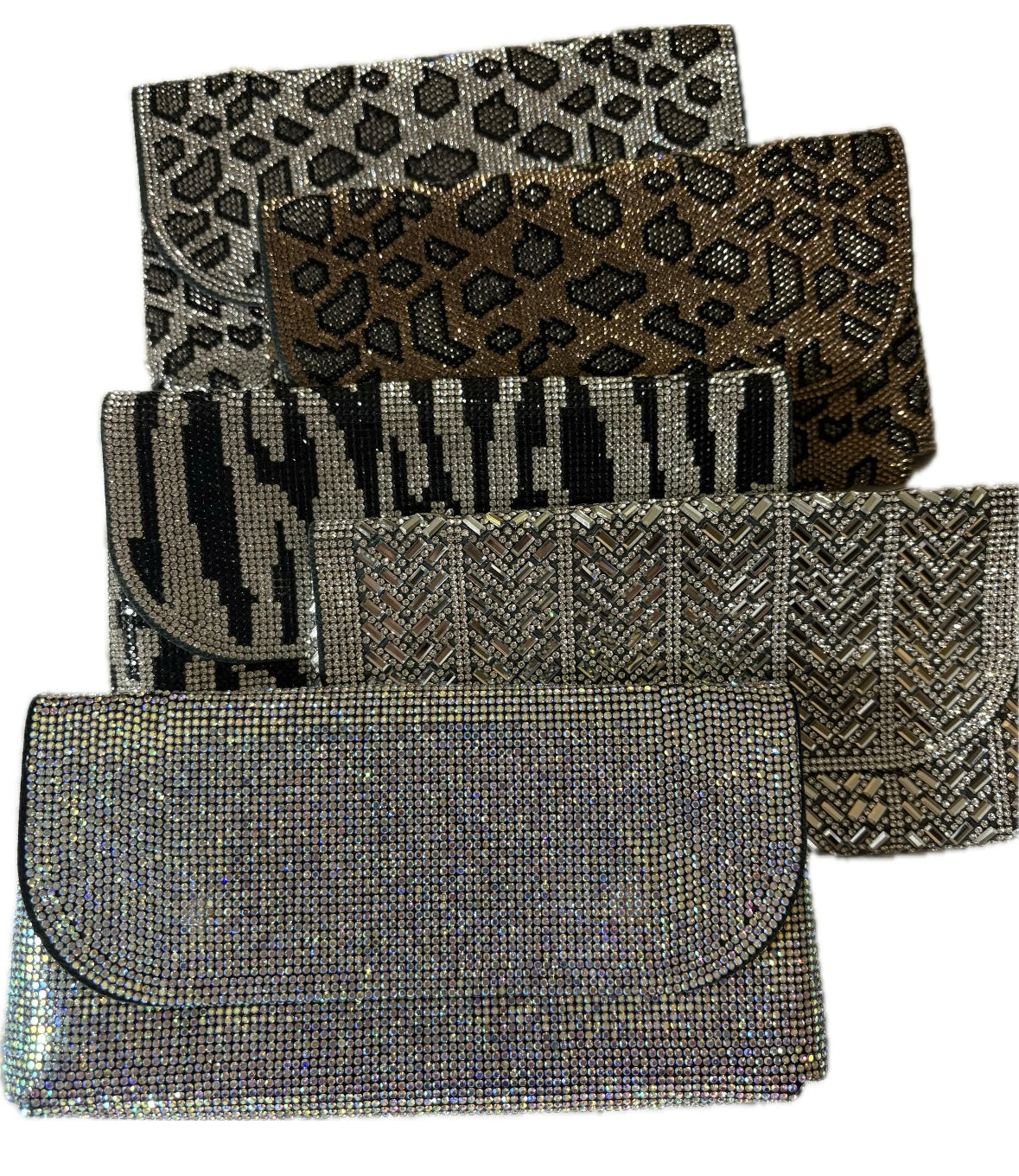 Bling Bling! Gorgeous Crystal Clutch with Chain / Evening Bag - 5 styles