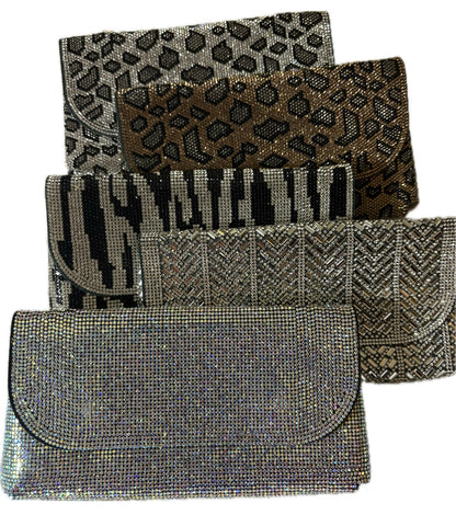 Bling Bling! Gorgeous Crystal Clutch with Chain / Evening Bag - 5 styles