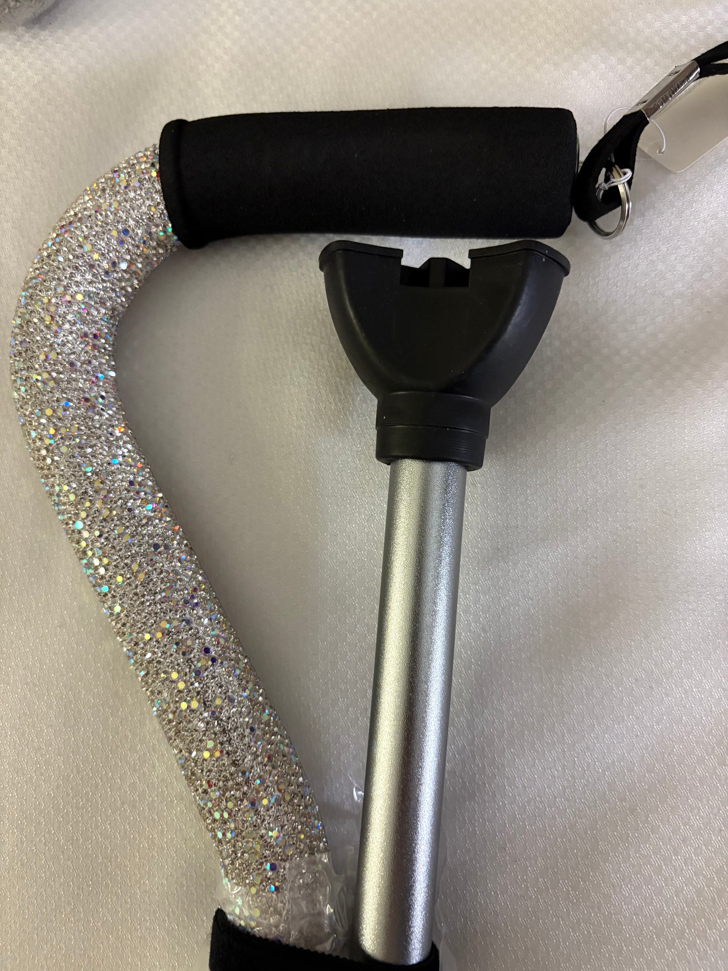 Bling Bling! Clear AB Rhinestone Walking Cane available in 2 styles