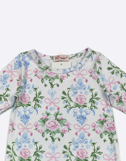 Clothing for Baby Girl - Victorian Garden Baby Romper