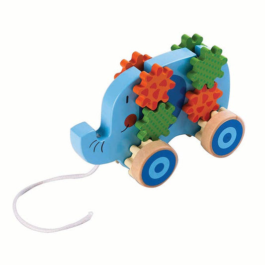 Elephant Gear Pull Toy