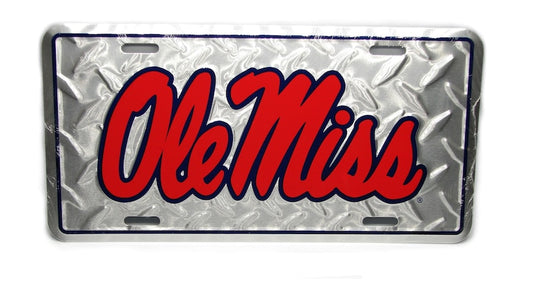 Ole Miss License Plate Tag