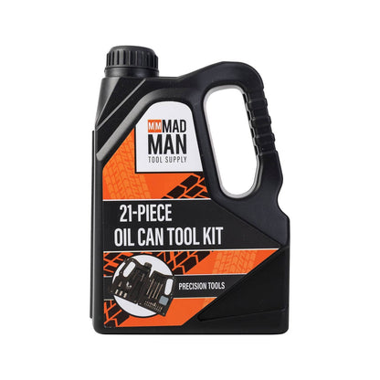 Mad Man Oil Can 21 piece Tool Kit