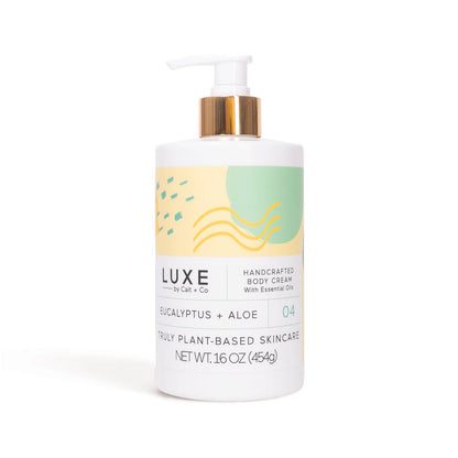 Eucalyptus + Aloe Shea Butter Body Cream - 16oz | Luxe