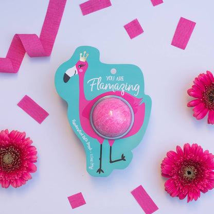 You Are Flamazing Flamingo Clamshell Bath Bomb