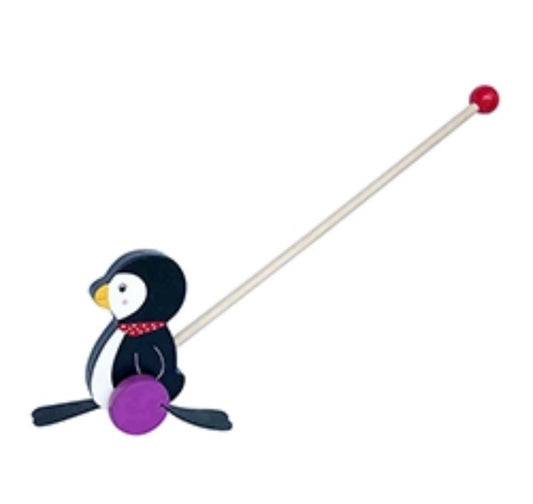 Wooden Walk Toy - Penguin