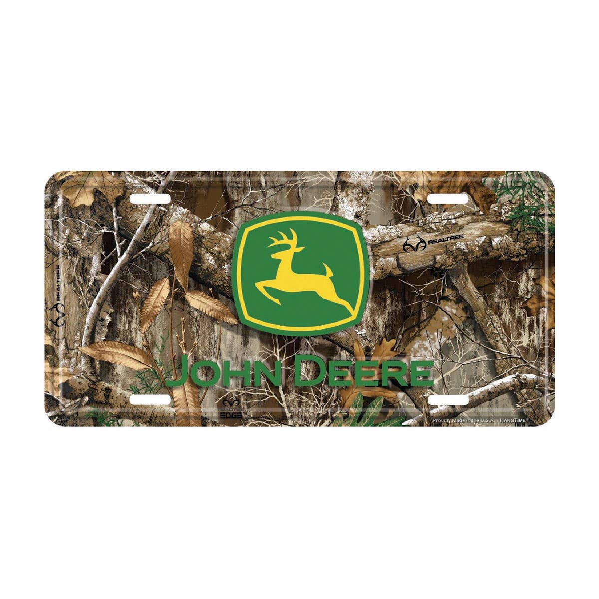 John Deere Metal License Plate - Camo License Plate