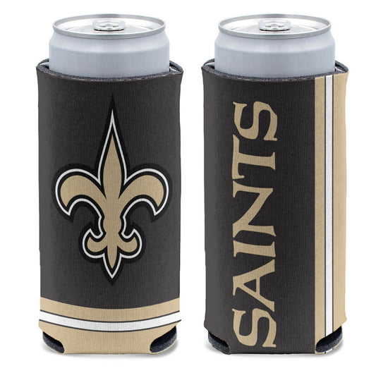 NFL - New Orleans Saints Slim Can 2 sided can cooler