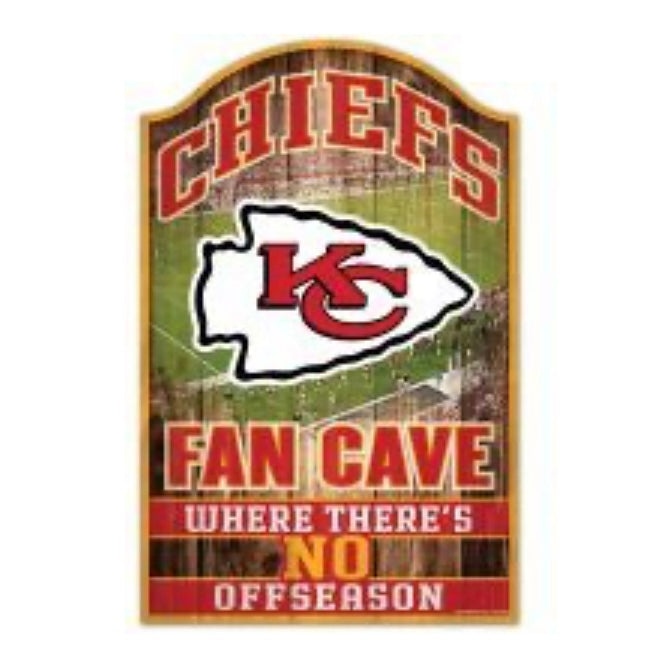 Chiefs Fan Cave Sign