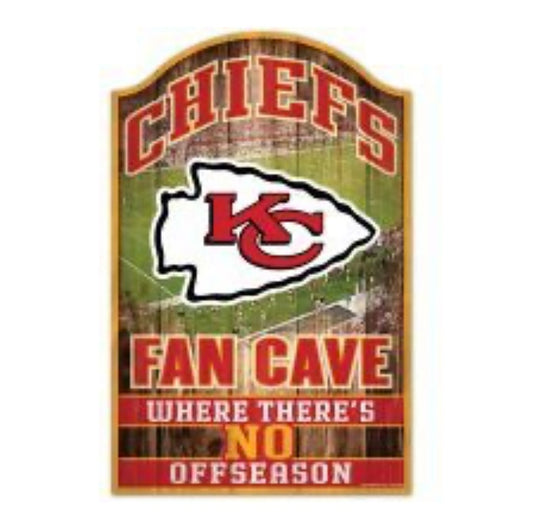 Chiefs Fan Cave Sign