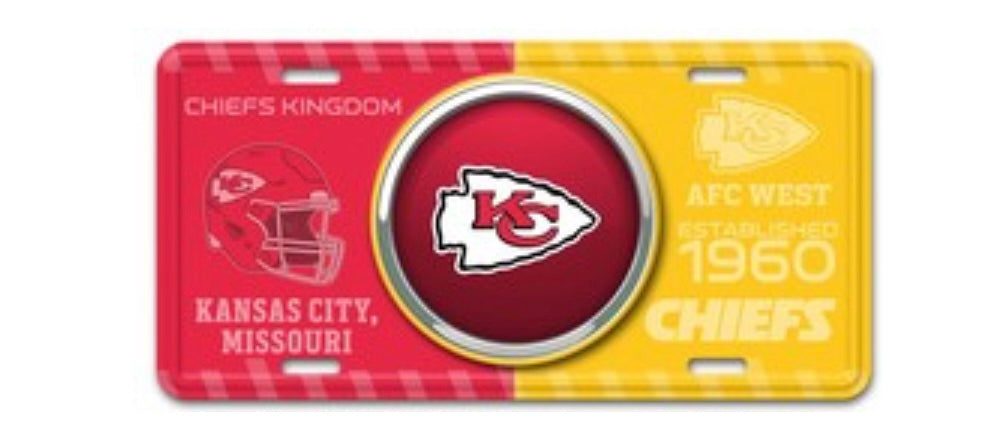 Chiefs License Plate