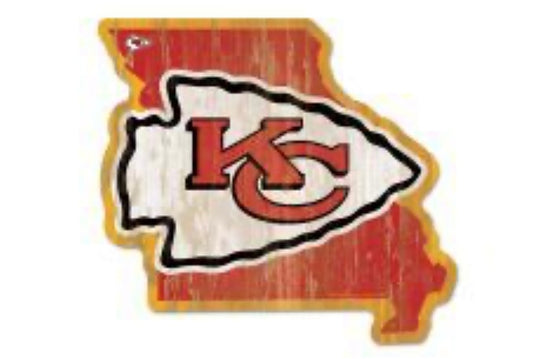 Chiefs State Shape Sign