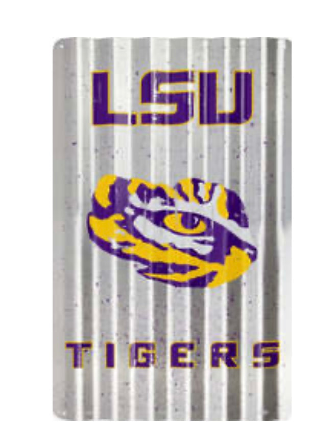 LSU Corrugated Sign