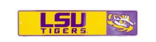 LSU Street Sign