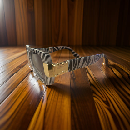 Slim Rectangle Classic Retro Sunglasses Designer Style - Available in 3 Colors